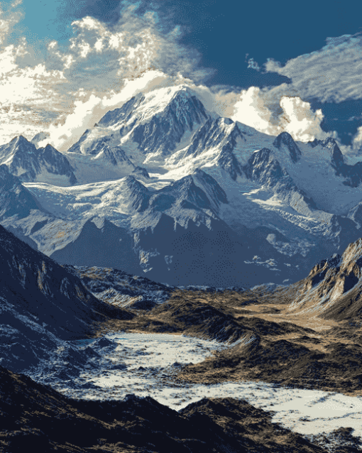 Scenic Southern Alps Diamond Painting