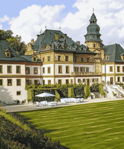 Schloss Luberegg Castle in Austria Diamond Painting