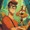 Scooby Doo and Plastic Man Animation Diamond Painting