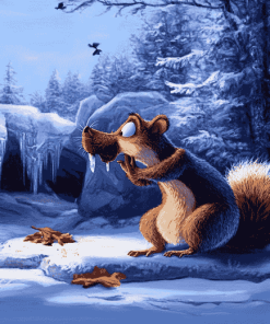 Scrat Ice Age Adventure Diamond Painting