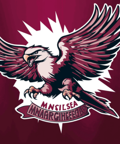 Sea Eagles Rugby Emblem Diamond Painting