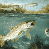 Sea Trout Fish Diamond Painting