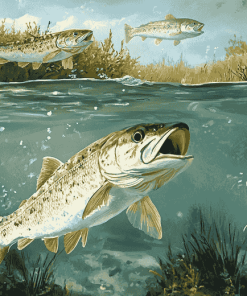 Sea Trout Fish Diamond Painting