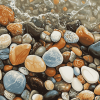 Seaside Serenity Pebbles Diamond Painting