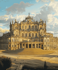 Semperoper Dresden Building Diamond Painting