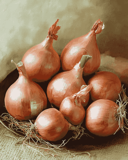 Shallots Onion Diamond Painting