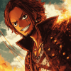 Shanks One Piece Anime Diamond Painting