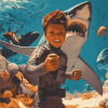 Sharkboy Movies Diamond Painting