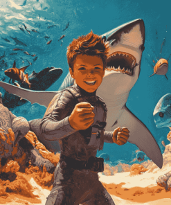 Sharkboy Movies Diamond Painting