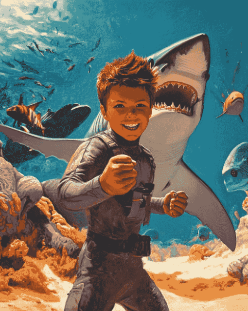 Sharkboy Movies Diamond Painting