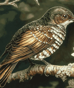 Shining Bronze Cuckoo Bird Diamond Painting