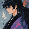 Side Profile of Naraku Anime Diamond Painting