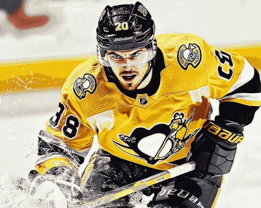 Sidney Crosby Ice Hockey Diamond Painting