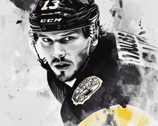 Sidney Crosby Ice Hockey Diamond Painting