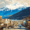 Skagway Alaska Cityscapes Diamond Painting