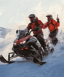 Ski Doo Snowmobiles Adventure Diamond Painting