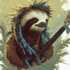 Sloth Cartoon Animation Diamond Painting