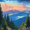 Smoky Mountain Scenes Diamond Painting