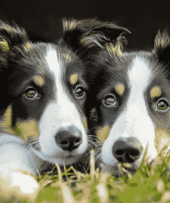 Smooth Collie Puppies Diamond Painting