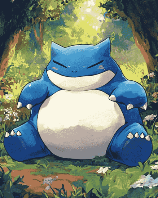 Snorlax Pokemon Diamond Painting