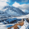 Snowdonia Winter Landscape Diamond Painting