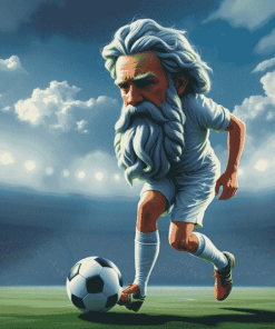 Socrates Soccer Star Diamond Painting