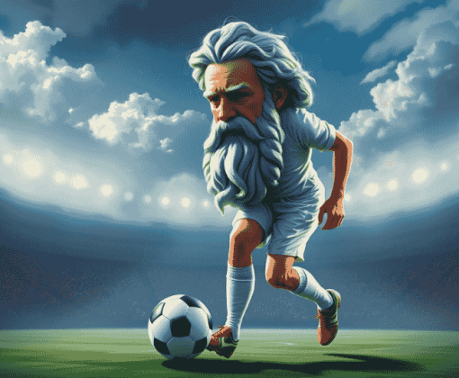 Socrates Soccer Star Diamond Painting