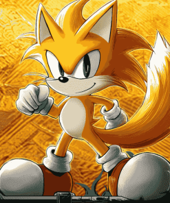 Sonic Miles Tails Prower Animation Diamond Painting