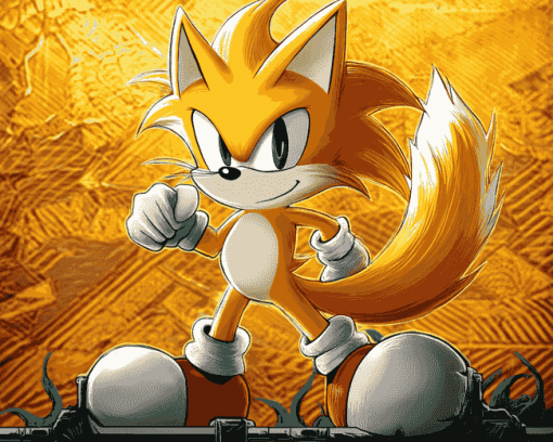 Sonic Miles Tails Prower Animation Diamond Painting