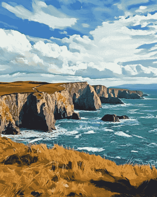 South Stack Cliffs Seaside Diamond Painting