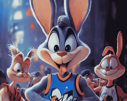 Space Jam Cartoon Characters Diamond Painting