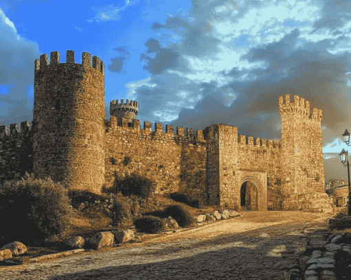 Spain Muralla De Vila Fortress Diamond Painting