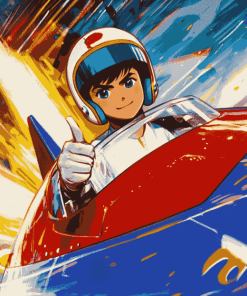 Speed Racer Anime Diamond Painting