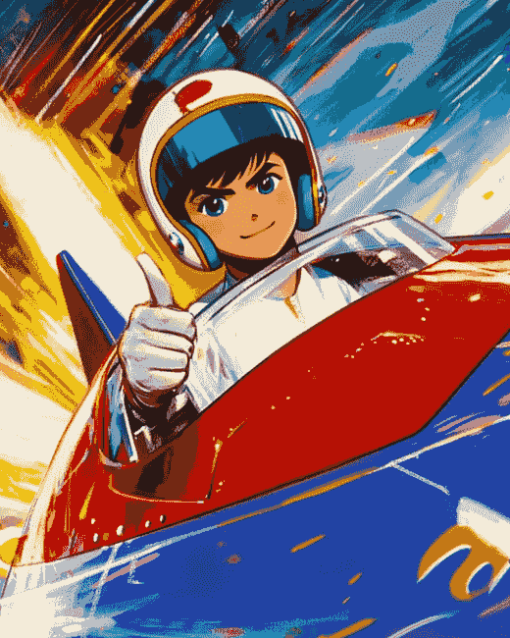 Speed Racer Anime Diamond Painting