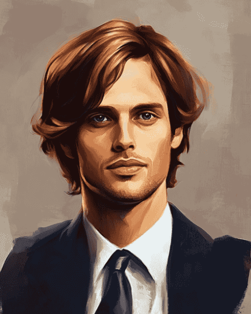 Spencer Reid Cartoons Diamond Painting