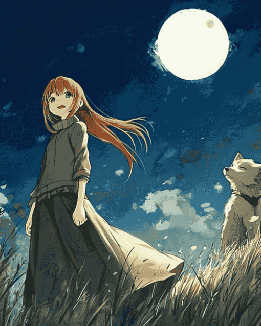 Spice And Wolf Anime Series Diamond Painting