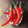 Spicy Chili Peppers Diamond Painting