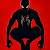 Spider Man Silhouette Superhero Diamond Painting