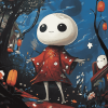 Spirited Kodama Fantasy Diamond Painting