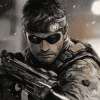 Splinter Cell Sam Fisher Diamond Painting