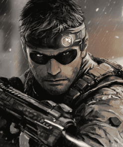 Splinter Cell Sam Fisher Diamond Painting