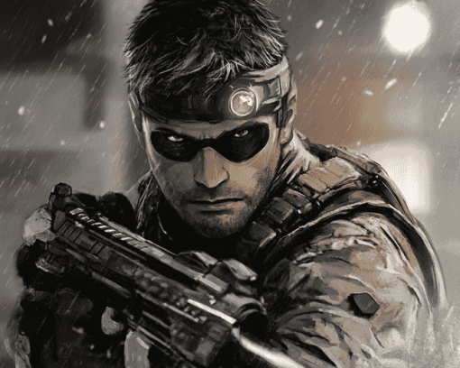 Splinter Cell Sam Fisher Diamond Painting