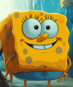 Spongebob Cartoon Characters Diamond Painting