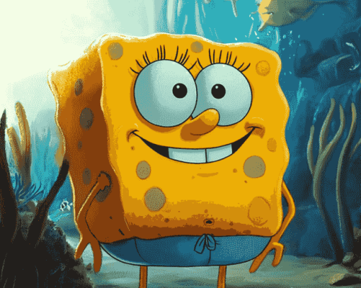 Spongebob Cartoon Characters Diamond Painting