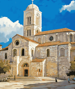 St Anastasia Cathedral in Zadar Diamond Painting