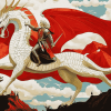 St George Dragon Fantasy Diamond Painting