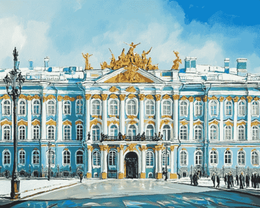 St Petersburg Palace Russia Diamond Painting