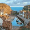 Staithes Sunset Views Diamond Painting