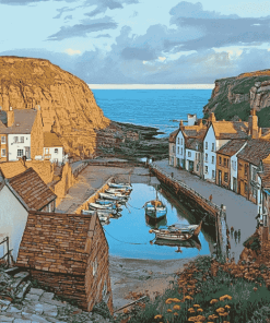 Staithes Sunset Views Diamond Painting