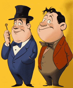 Stan And Ollie Animation Diamond Painting